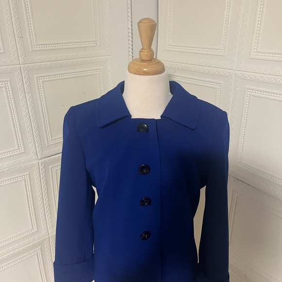 Dark Blue Blazer (Petite) - Picture 2 of 15